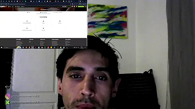 Freechat pequenouniverso69 on StripChat