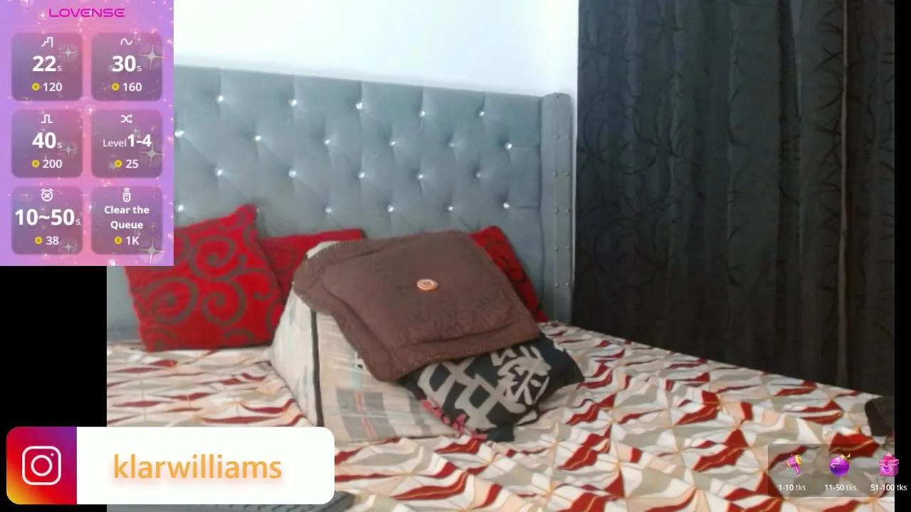 Freechat Klarwillianss on Cam4