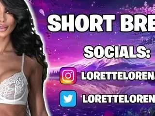Freechat lorettelorena on CamSoda