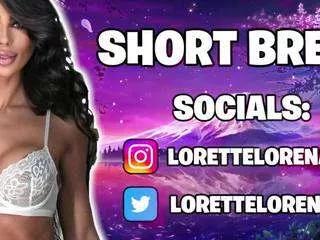 Freechat lorettelorena on CamSoda