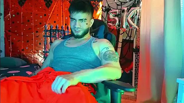 StripChat King_Draven3 is Freechat King_Draven3 — Oil show complete + flex big biceps