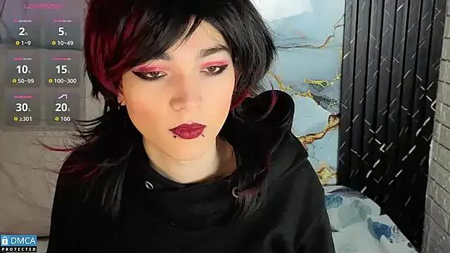 StripChat MaeveKuro is Freechat MaeveKuro — Glass dildo in ass+ cock ring !!!